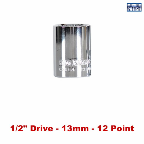 Kincrome K2865 - Socket 1/2" Drive 13mm Mirror Polish